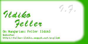ildiko feller business card