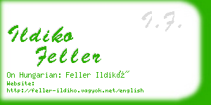 ildiko feller business card